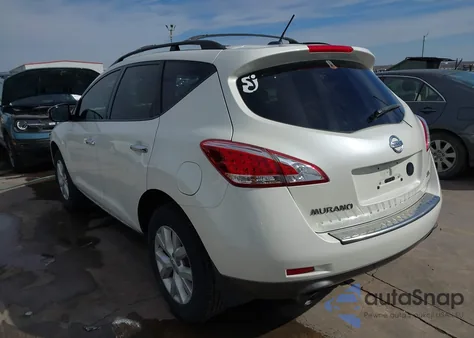 2012 Nissan Murano Sl из США, поврежденный, VIN JN8AZ1MU0CW117922